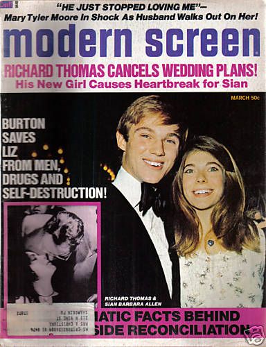 MODERN SCREEN magazine cover Issue 520 March 1974